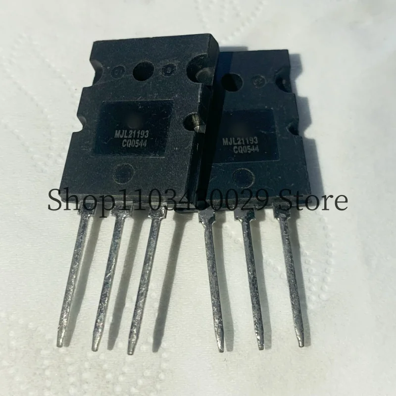 

5Pairs(10PCS) New & Original MJL21193 + MJL21194 TO-264 16A 400V PNP + NPN Transistors