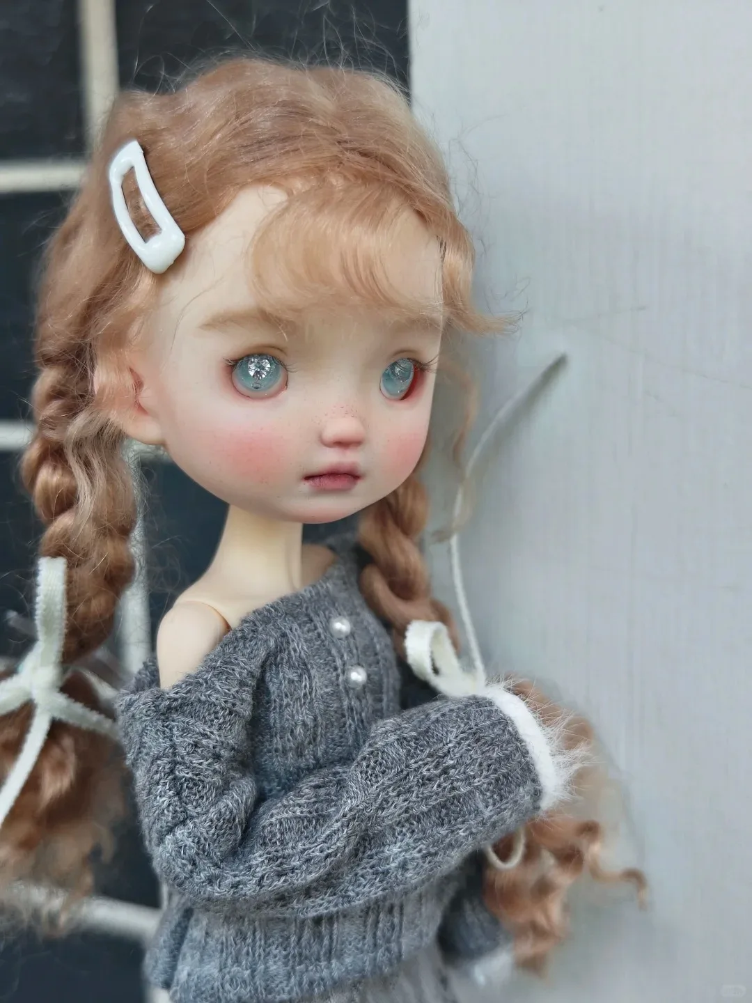 New BJD doll 1/6-K2 large head  nana series doll resin material DIY makeup doll model toy Multiple  from stock
