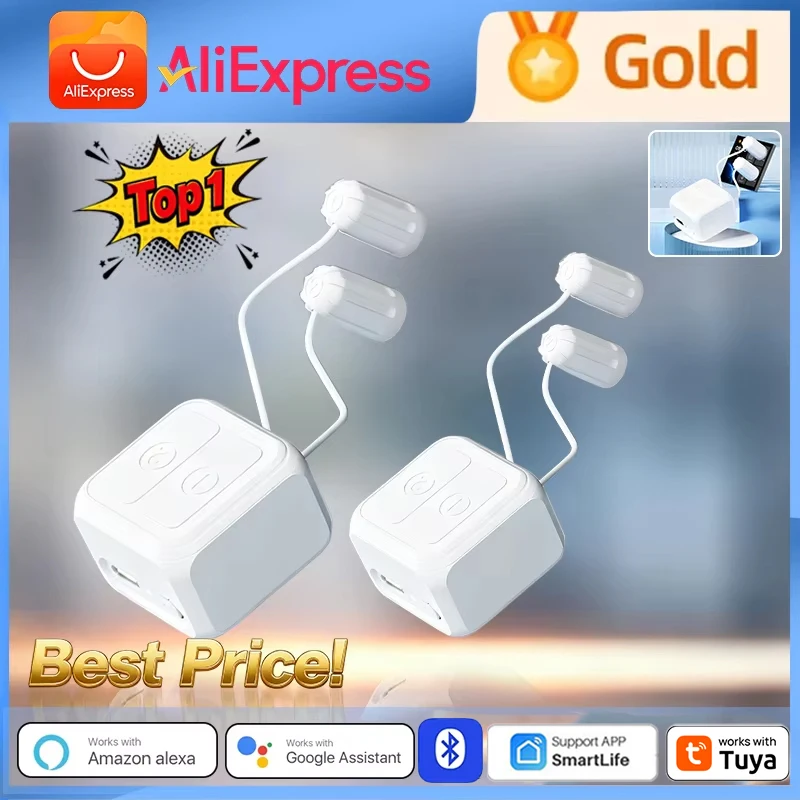 

Tuya Touch Screen Finger robot Bluetooth Smart Fingerbot Rechargeable Bluetooth Smart Voice remote control timing screen clicker