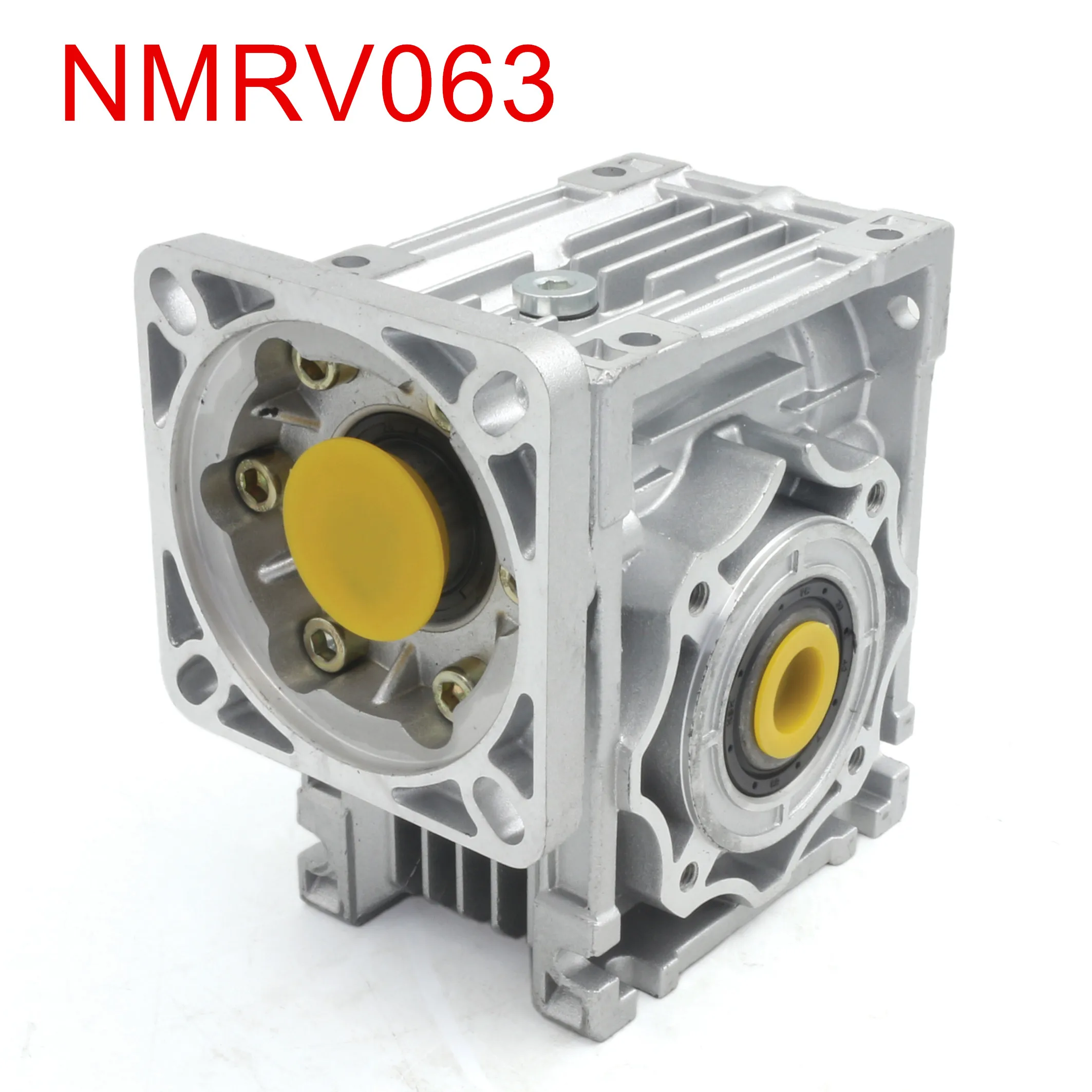 High Torque NMRV063 Reducer Worm Gear Gearbox Reducer Ratio For Flange 80 / 110 / 130 Servo / Stepper Motor