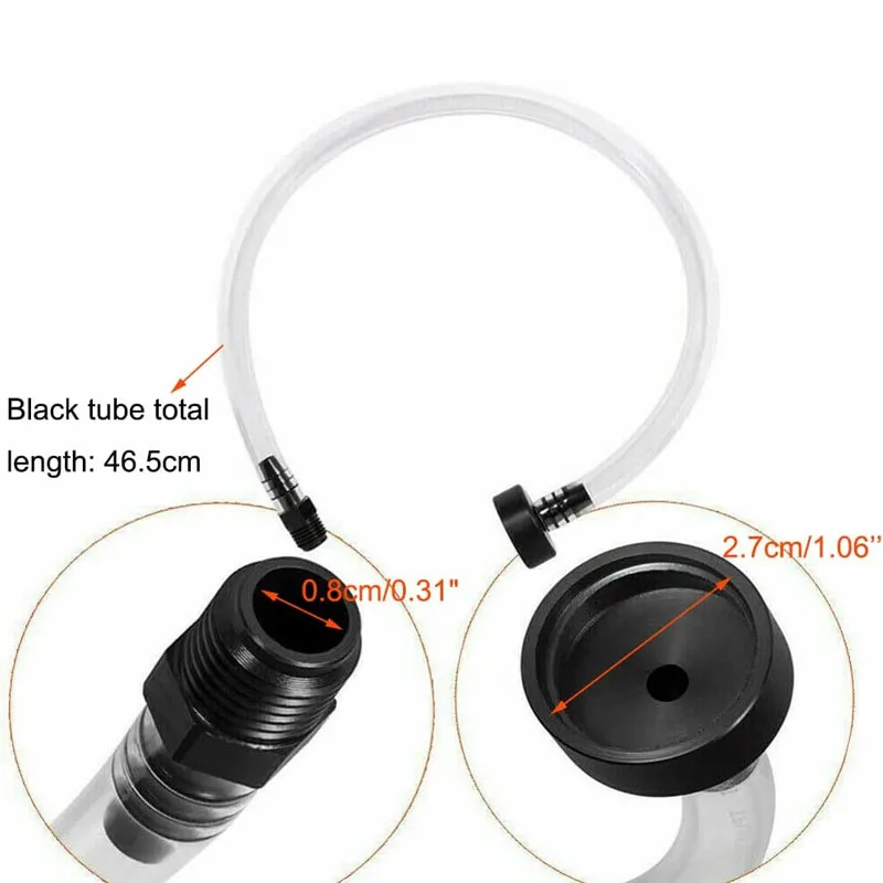 Esuya mangueira de enchimento óleo ponte tubo kit compatível com sistema de direção hidráulico seastar barco sangrador mangueira acessórios marinhos