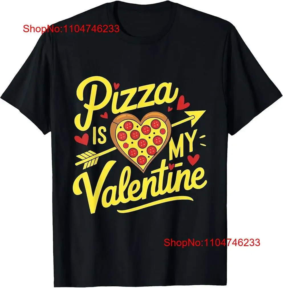 

Футболка Valentine Pizza Is My Day Pepperoni Heart, винтажная стираная уличная одежда, модная унисекс, мужская, растянутая, слегка