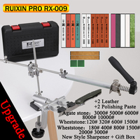 RUIXIN Pro RX009 Knife Sharpener Metal Material Grinder Diamond Whetstone 360 Degree Flip Constant with Stones Fixed Angle Apex