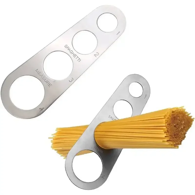 Stainless Steel Spaghetti Pasta Measurer Noodles Measure Tool Pasta Portion Control Gadgets with 4 Serving Portions Cooking Tool