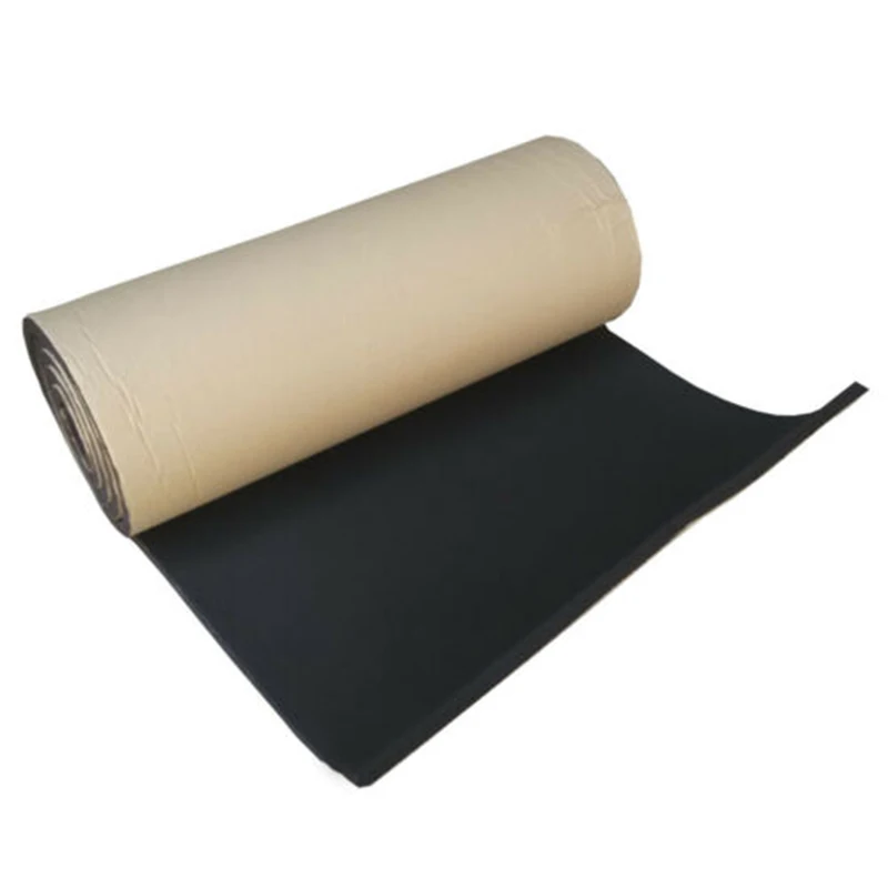 50x100cm 3mm Car Soundproof Deadening Heat Noise Insulation Warm Foam Pad Car Sound Absorber Heat Foam Mat 