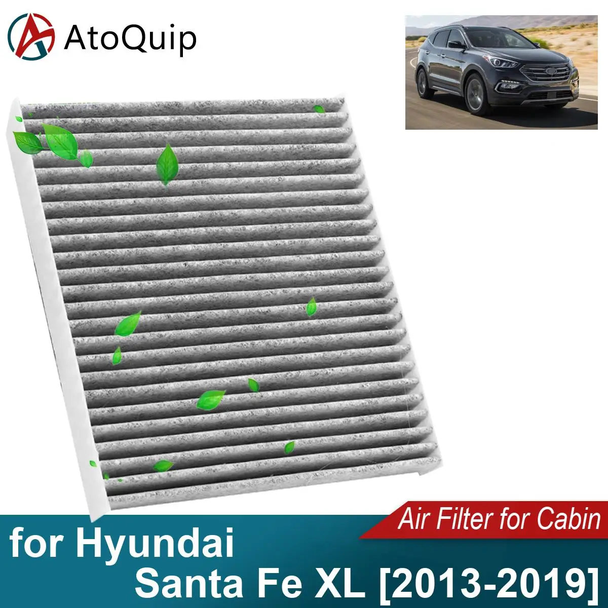 

CF11819 автомобильный воздушный фильтр для Hyundai Santa Fe XL 2013-2019 3SF79-AQ000 97133-3SAA0 2TF79-AQ000 3RF79-AQ000 A9C79AC000