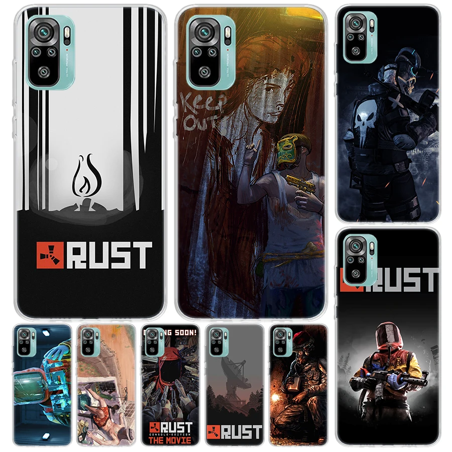 Shooting Rust Game Cover For Xiaomi Redmi Note 13 12S 12 11 11S 10S 10 Pro Plus Phone Case 11E 11T 9 9S 8T 8 + Print Coque Redmi