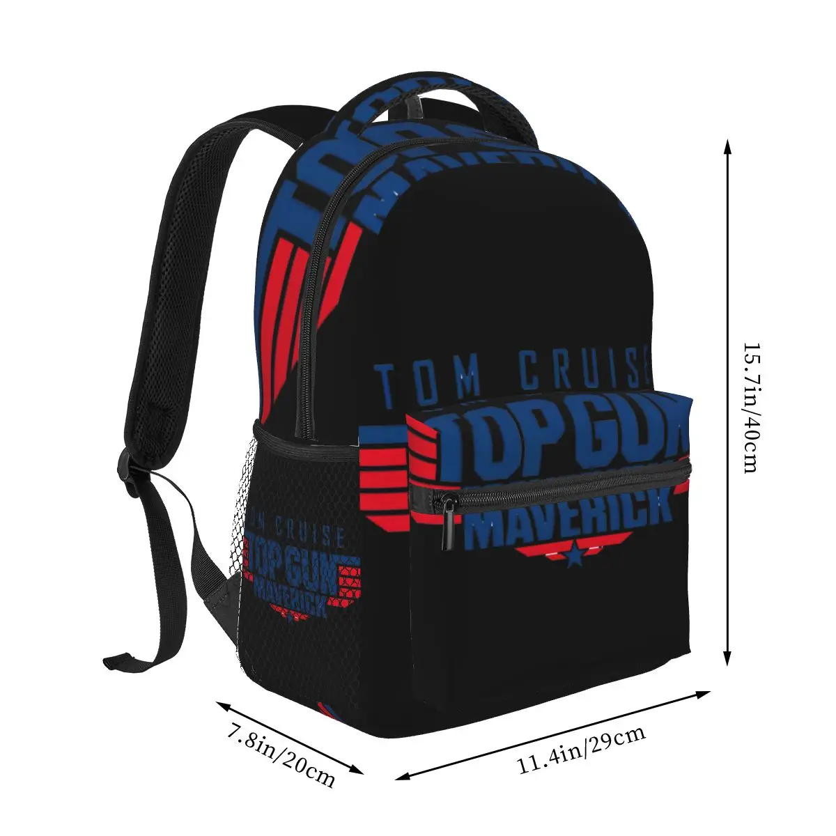 Top Gun Maverick-Sac à Dos Décontracté Unisexe pour Étudiant, Loisirs, Voyage, Ordinateur