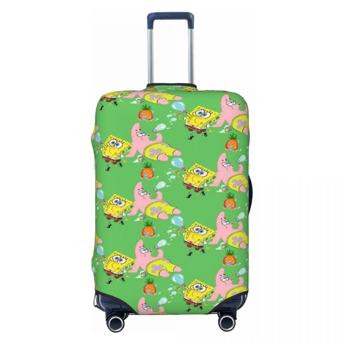 

Custom Custom SpongeBobed Cartoon Luggage Cover Protector Elastic Travel Suitcase Covers