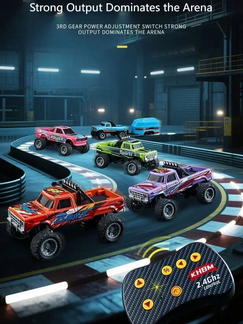 Nieuwe RC Auto MINI Legering 1/64 Afstandsbediening Auto Handig om 60 Minuten Werktijd te dragen Kinderen Geschenken Elektronisch Speelgoed - afbeelding 2