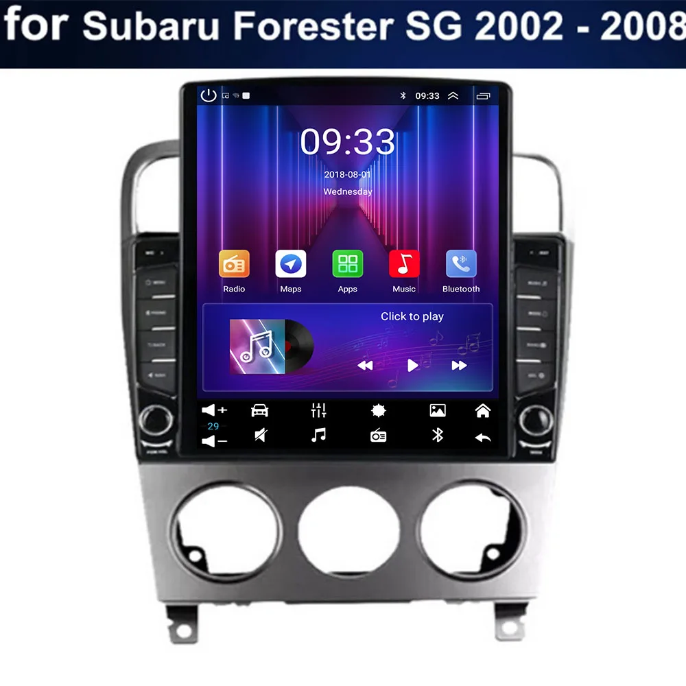 

For Subaru Forester SG XV 2002 - 2008 Wireless Android 14.0 Autoradio Multimedia Video Player Navigatie Carplay