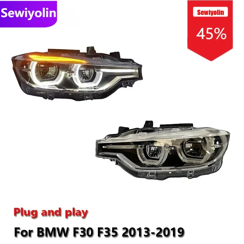 

Car DRL LED Lamp Headlight Light Assemblies For BMW 3 Series F30 F35 2013-2019 Auto Fog DRL Brake Turn Signal Lamp Plug an