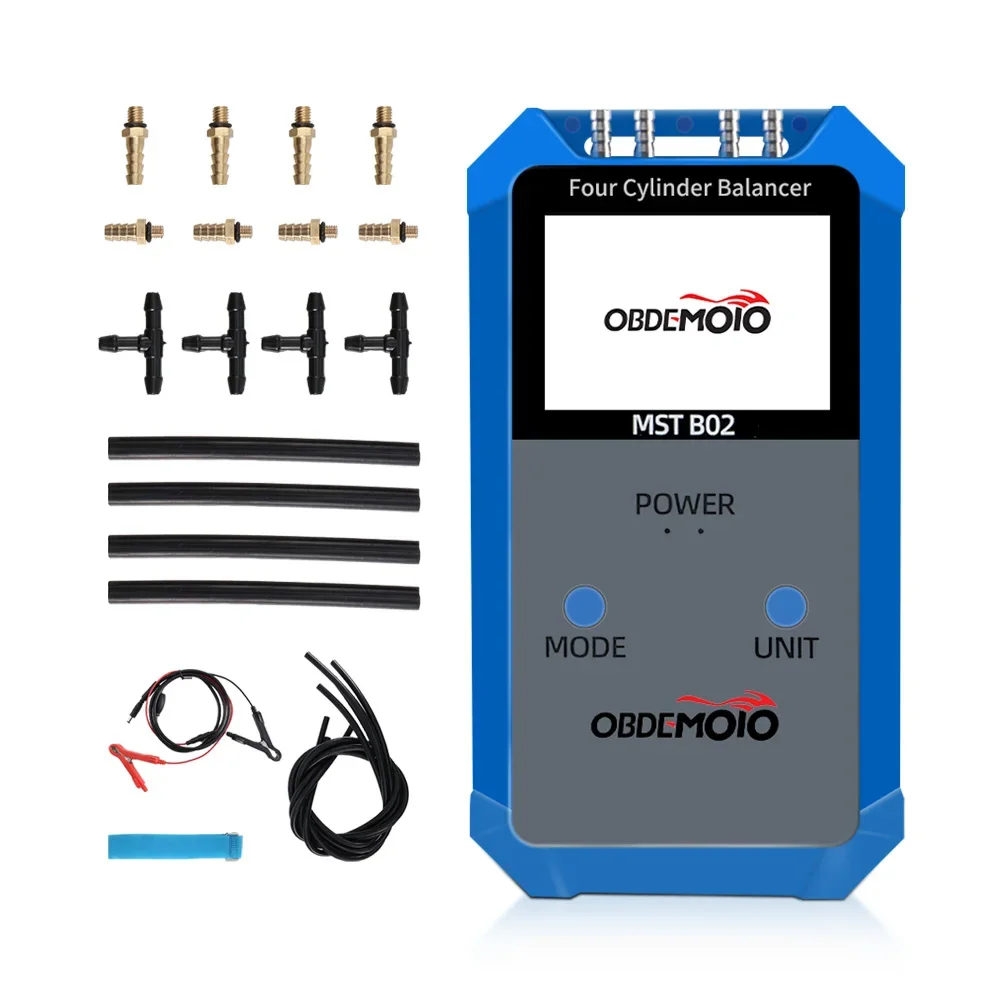 

4 Cylinder Balancer Vacuum Instrument OBEMEOTO B02 for Motorcycle Negative Pressure Consist Adjust Meter Gauge