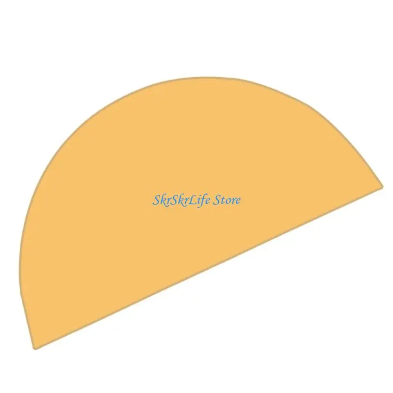 E65E Semi Circular Heat Proof Mat Resistant Fiberglass Silicone Rugs For Fire Pit Indoor Outdoor Application