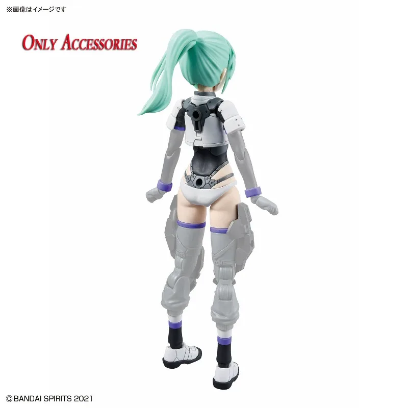 Bandai Original 30MS juego de piezas de opción 22 disfraz TURBO α COLOR B figuras de acción de Anime juguetes niños regalo montaje modelo adornos