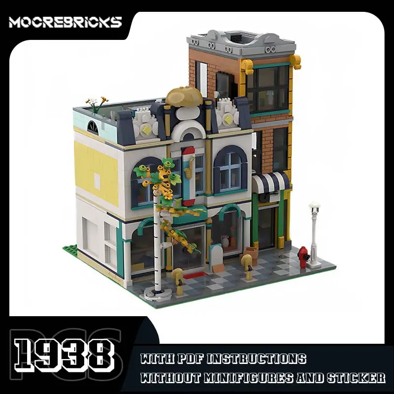 Popular Modular Radio Station City Famous Architecture Building Blocks Street View Series Model Bricks Children's Display Toys