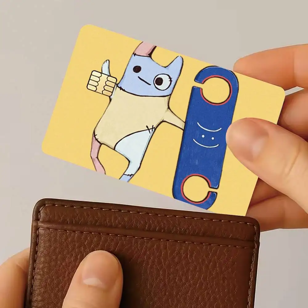 B-Bad Buddy BL Thailand TV N-Nong Nao Credit Card HD Stickers Small Chip Waterproof Sticker Game Card Decal Gift