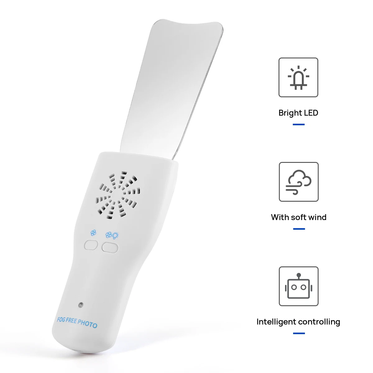 AZDENT Dental Automatic Anti-fog Mirrors for Oral photography Reflector Glass Defog Mirrors Orthodontic for Buccal Occlusal Ling