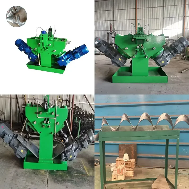 for Continuous Spiral Screw Blade Auger Flight Cold Rolling Forming Machine for Conveyor