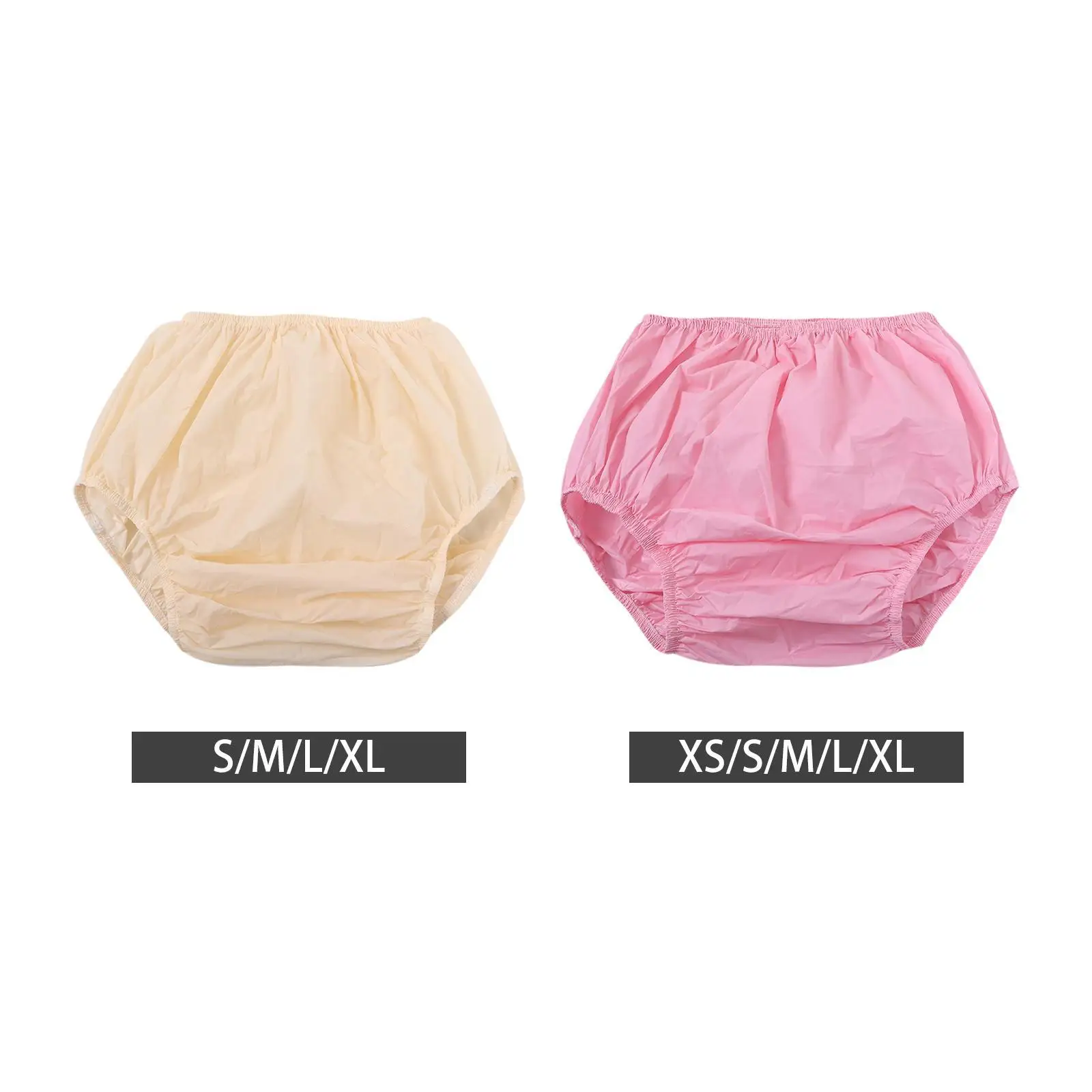 Reusable Adult Diaper Cover PETG Waterproof Leak Protection Incontinence Underwear for Seniors Elders