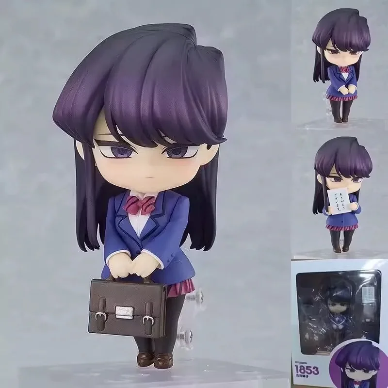 10cm Anime Komi Can't Communicate Figure 1853 Komi Shouko Action Figures Q Version Shouko Model Pvc Statue Toy Festival Gifts