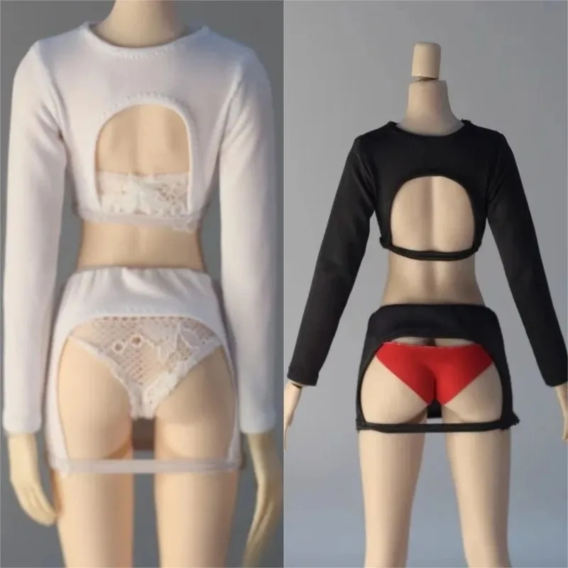 

1/6 масштаб, сексуальная красота, открытая грудь, топ, соблазнительная униформа, платье, модель одежды для украшения 12-дюймовой экшн-фигурки