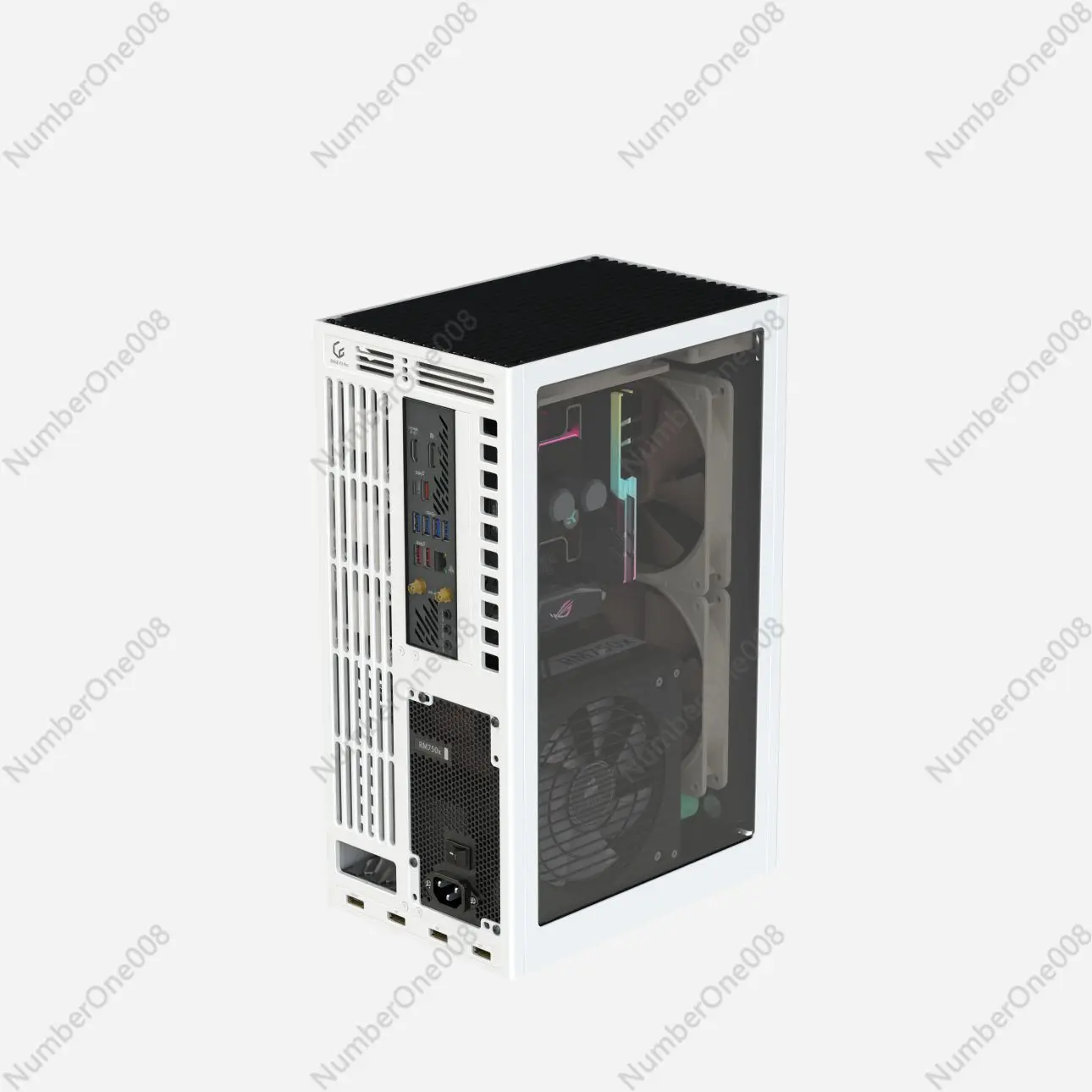 

K3PRO ITX Case Vertical Case Vertical Airflow 280 Water Cooling SSD Case
