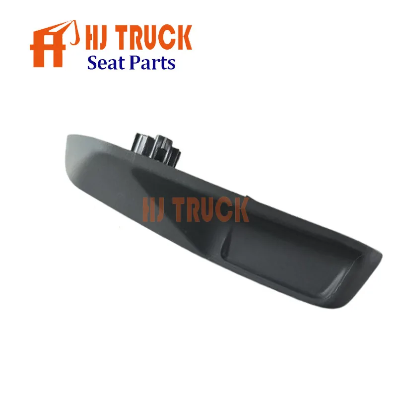 Truck seat accessories, seat back folding switch