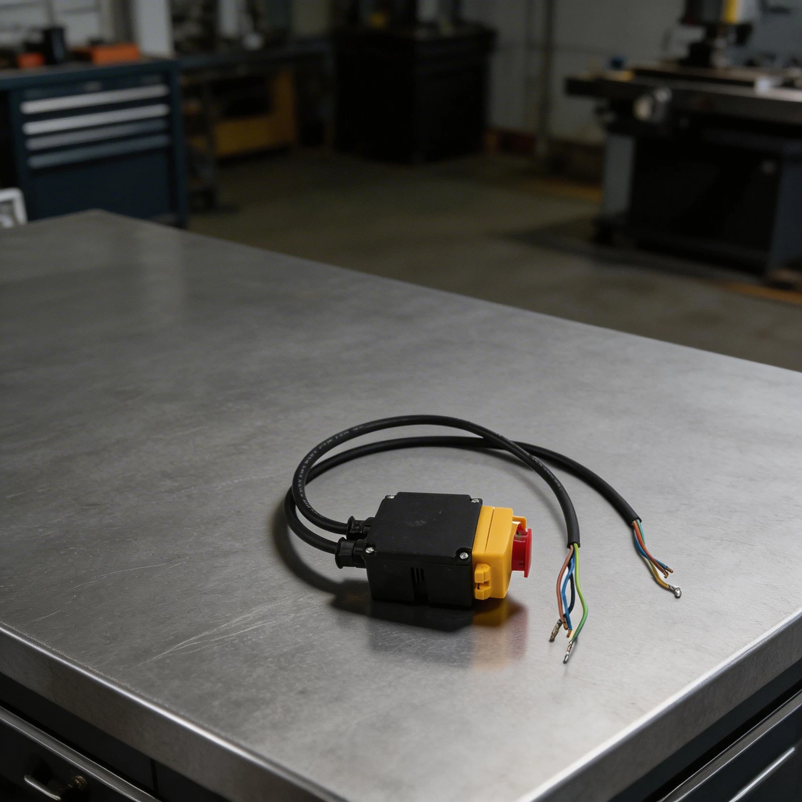 Electromagnetic Switch Undervoltage Protection Industrial Machinery Operations Red Transparent Housing For Milling