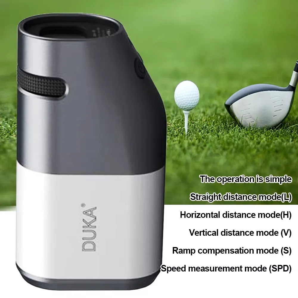 DUKA Newest Golf Laser Rangefinder Telescope 6X Monocular Distance Meter for Hunting Travel Telescope with Flag-Lock Slope