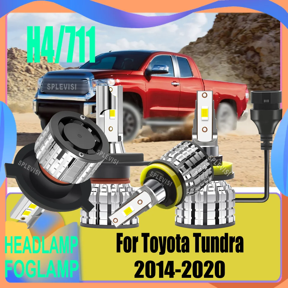 

Car Lamp Bulb LED Headlight Foglight Kit Heat-Resistant Extended Lifespan For Toyota Tundra 2014 2015 2016 2017 2018 2019 2020