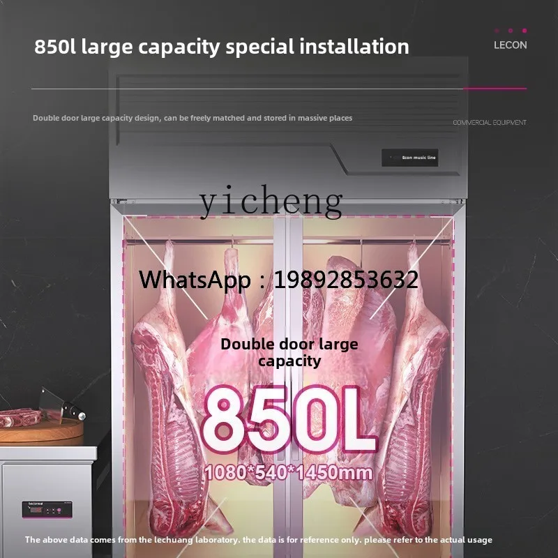 B1  hanging meat cabinet commercial refrigerated fresh meat cabinet frozen pork beef and sheep fresh-keeping display cabinet