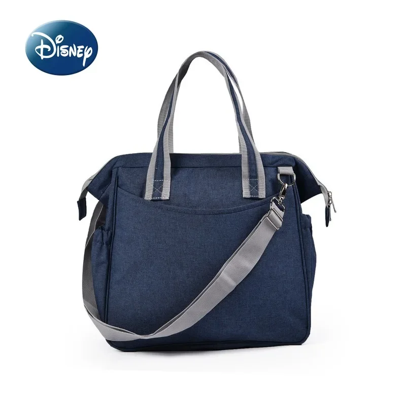 Disney nuevo bolso de pañales, bolso de marca de lujo, tendencia de moda, bolso cruzado para bebé, bonito bolso de pañales para bebé de 2 piezas con dibujos animados, gran capacidad