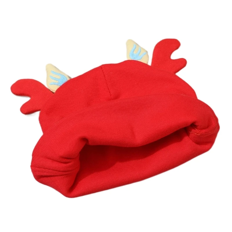 Printemps automne chapeau enfant bébé Bonnet casquettes broderie Dragon respirant chapeau infantile chapeau doux chapeau pour