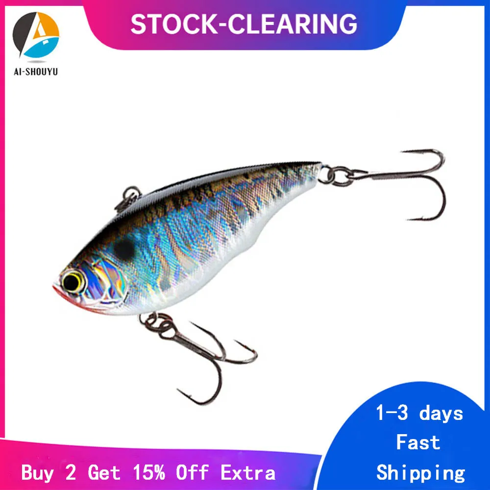 

AI-SHOUYU NEW Hard Lure 5.5cm 10g VIB Vibration Artificial Sinking Bait 3D High Simulation Eye Fishing Lure For Saltwater