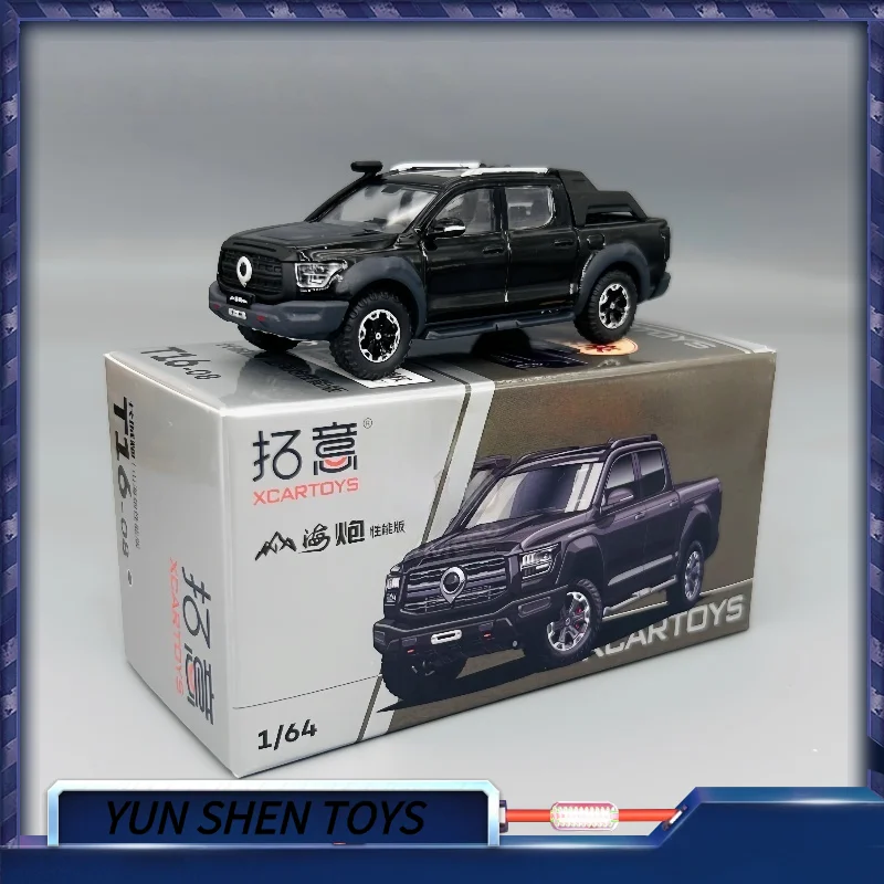 

Xcartoys Миниатюрная модель автомобиля из сплава 1/64 Great Wall Cannon Mountain And Sea Cannon Performance Edition - Черный рождественский подарок, игрушки для