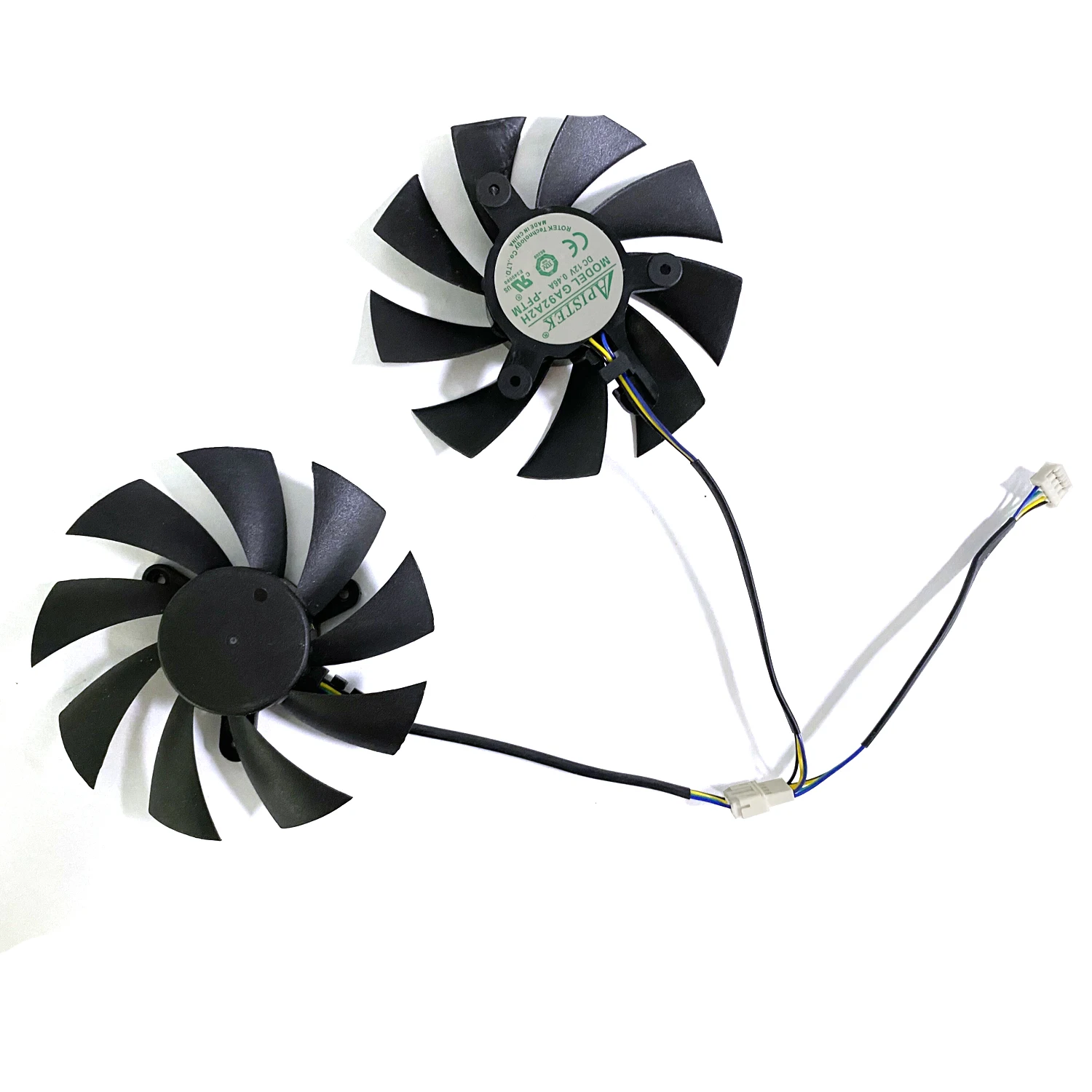 2PCS 85MM 4PIN Cooling Fan RX580 8GB XY-D09015B GA92A2H Graphics Card Fan For ASROCK RX580 Video Card Fan