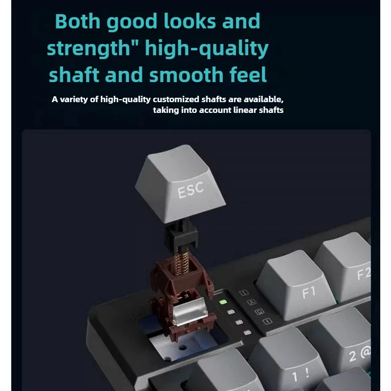 X99v2 Customized Mechanical Keyboard Wireless Bluetooth Three-mode E-sports Gaming Keyboard Mechanical Axis RGB99 Key