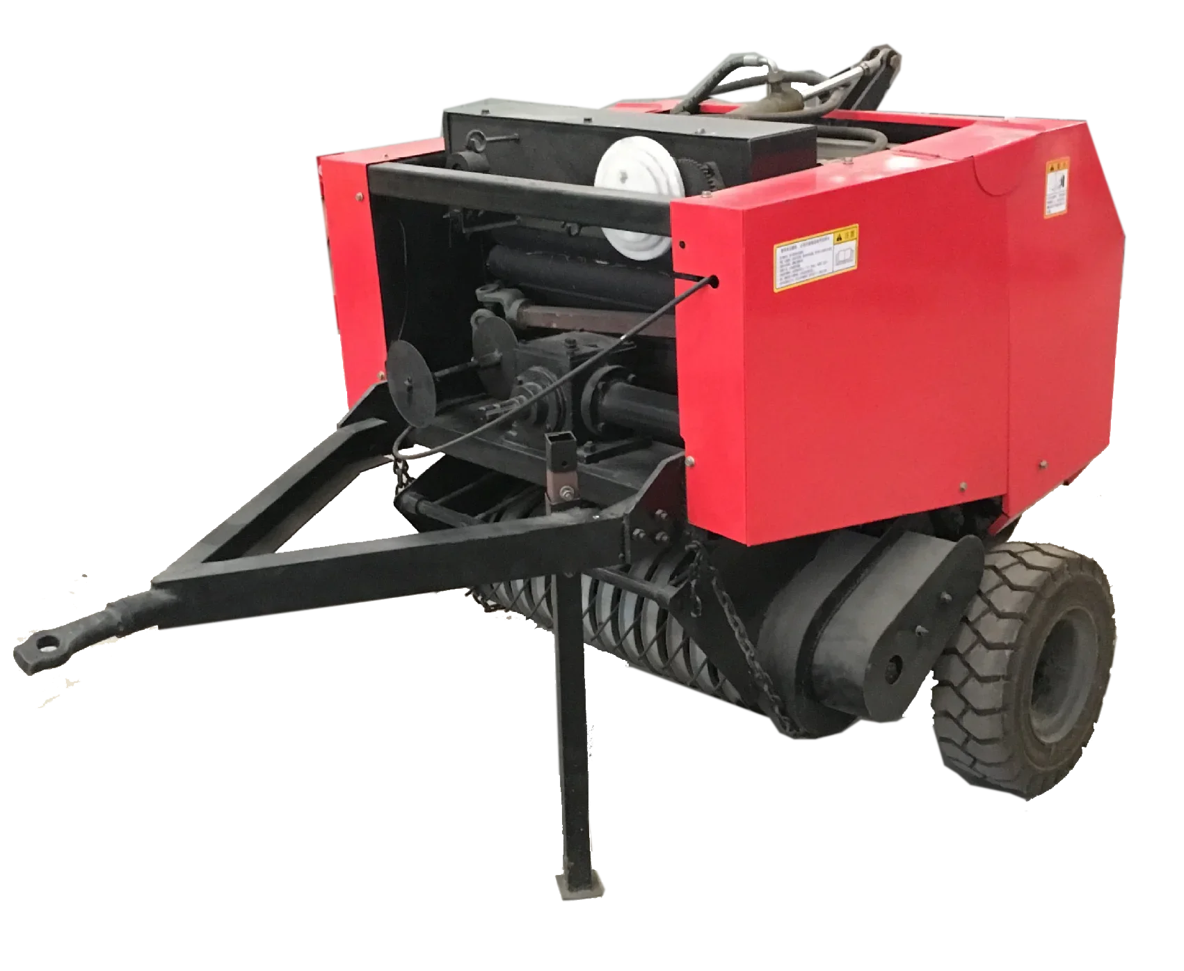 Baling Machine Straw Small Round Hay Press Baler Machine for Sale Provided Rice Straw Cutting Machine for Farms