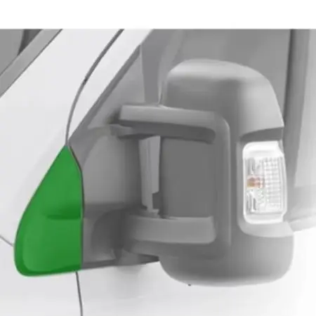Plastic Driver Side Door Mirror Bezel Cover Compatible with For Ram For Promaster 2014 through 2020 1ZP68JXWAA