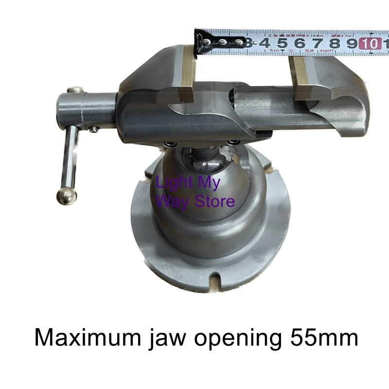 Small vise 2-inch 304 stainless steel universal power arm high precision