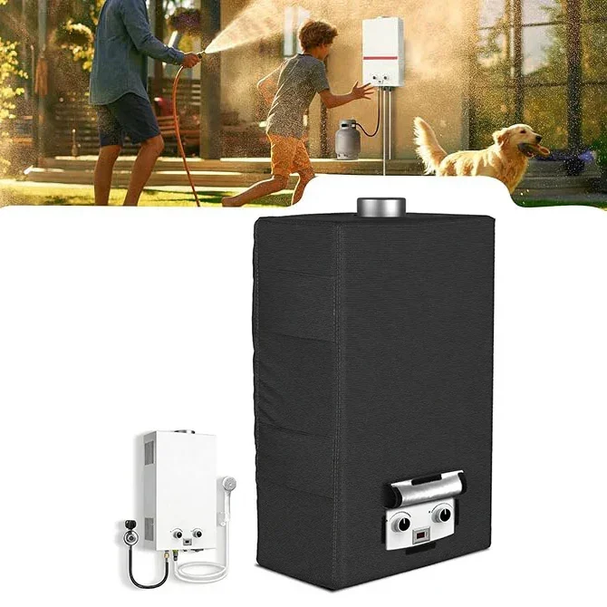 Oxford Fabric Water Heater Cover for 10L 2.64 GPM Portable Tankless Heater Outdoor Dustproof Waterproof Ventilated Design