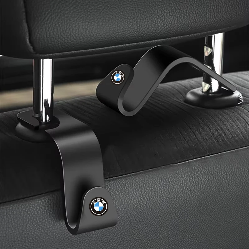 Gancho para encosto de cabeça de carro, organizador traseiro de assento para bmw e36 e46 e90 e60 e39 f30 f10 f20 x5 e70 e53 g30 e91 e92 e93 e87 e83 f25 acessórios