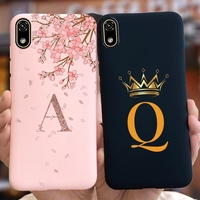 Cute Crown Letters Cover For Huawei Y5 2019 Case Honor 8S Soft Silicone Phone Case For Huawei Y5 2019 Honor8S Back Covers Bumper