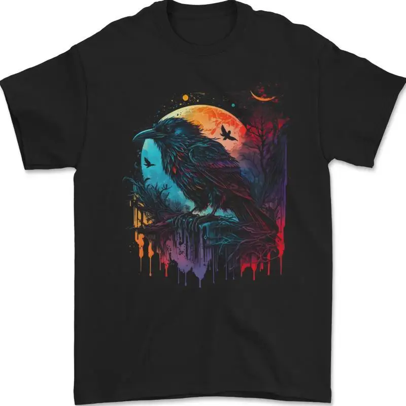 A Frame With A Moon Fancy T-Shirt Mens 100% Cotton