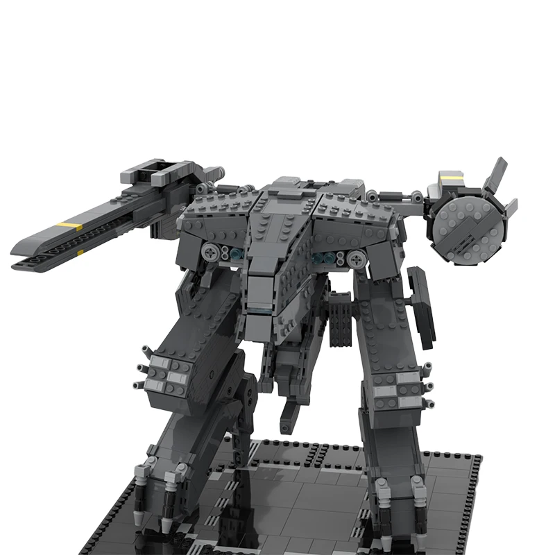 BuildMoc-Solid Rex Robot Building Blocks Set para Crianças, High-Tech Metal Geared, Mecha Brinquedos, Battle Brick Toy, Presentes de Aniversário, Novo