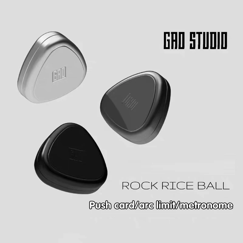 Magnetic Rice Ball Fidget Slider Toy Stainless Steel Spinner Finger Push Spin Coins Fidget Toys EDC Gear For Adults Kids Gifts