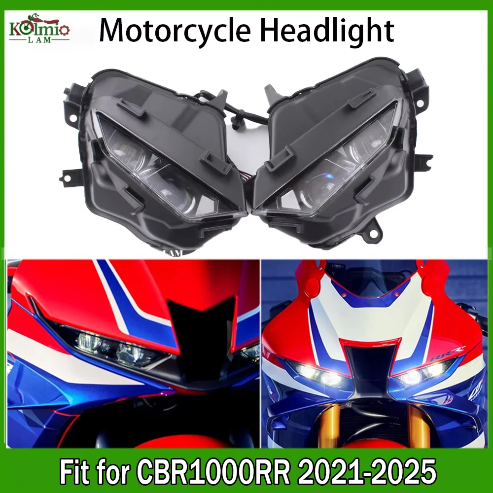 

Fit For 2021 - 2025 Honda CBR1000RR FIREBLADE Motorcycle HeadLight Assembly Headlamp CBR1000RR-R SP 2024 2023 2022 Light