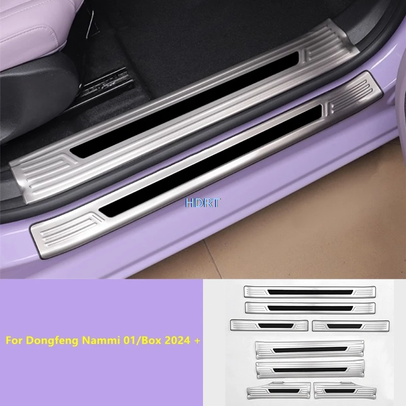 

Автомобильный стиль, задняя защита грузовика, задняя багажник для Dongfeng Nammi 01/Box 2024 + порог, накладка на порог, аксессуары для педали приветствия