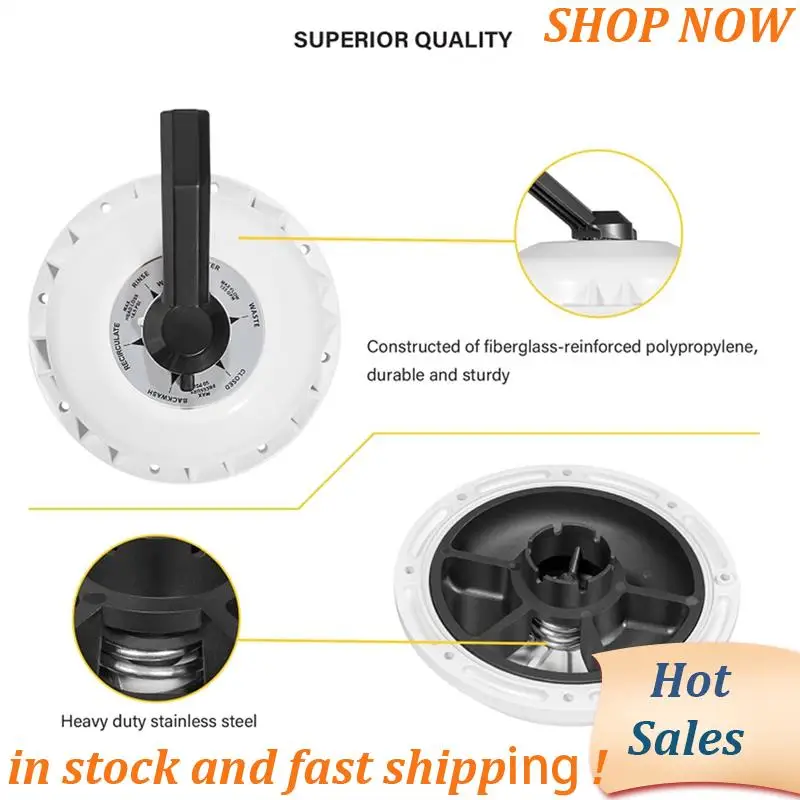 

ABVB-272422 Replacement Valve Top Assembly For Hi-Flow Pool & Spa 2-Inch Valve Models 261049, 261050, 261142